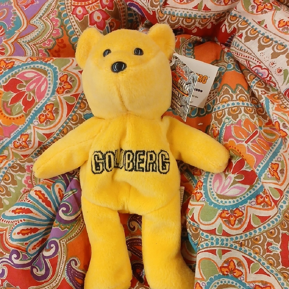 Goldberg Yellow Stuffed Bear